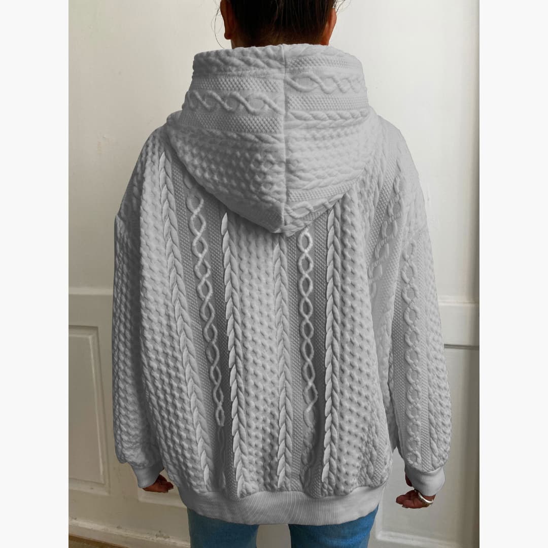 Brigitte - Hettegenser med avslappet passform for dame