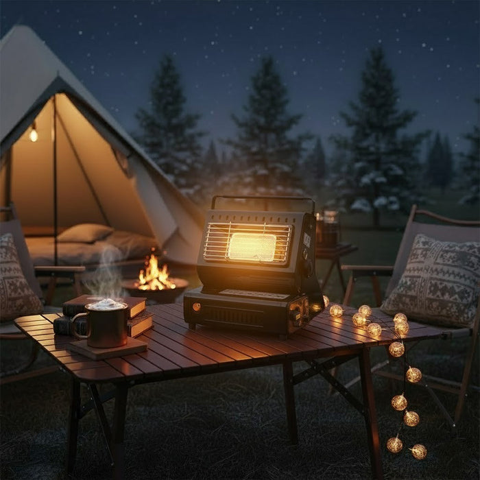 Warm Camping – appareil de chauffage et réchaud 2-en-1