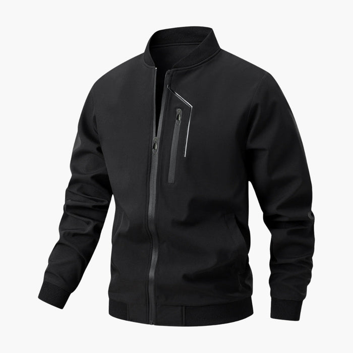 Herren-Bomberjacke mit Reißverschluss