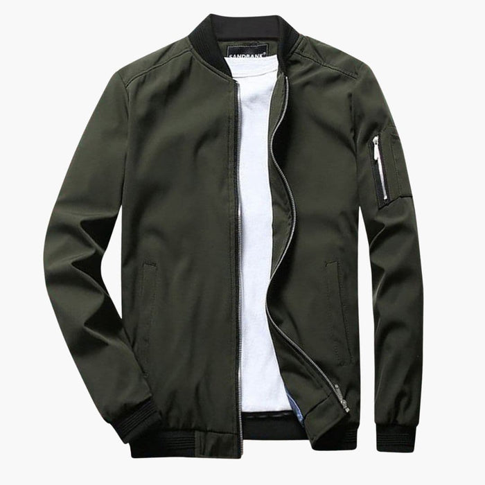 Blouson bomber pour homme avec poche sur la manche