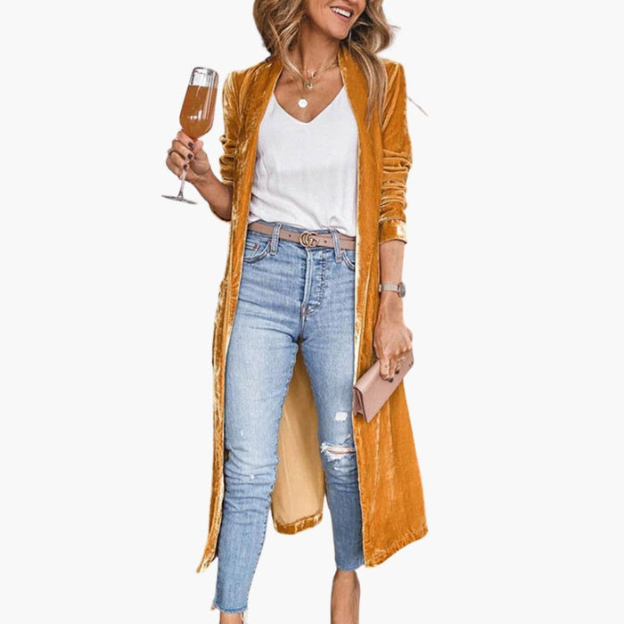 Damen-Cardigan mit offenem Vorderteil