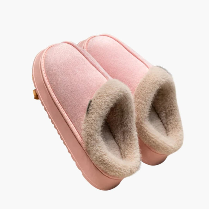 Indendørs slippers til kvinder med for og skridsikker sål