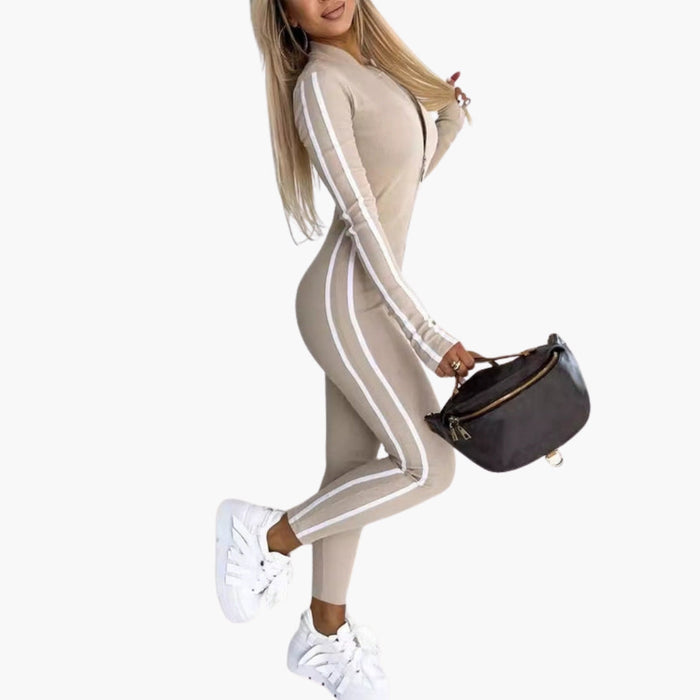 Jumpsuit til damer med lange ermer