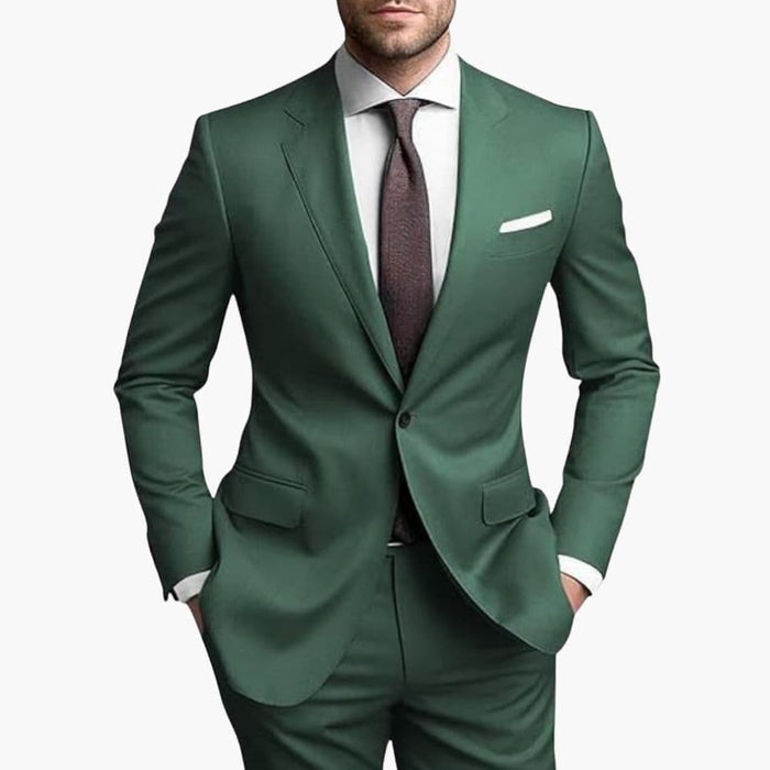 Completo da uomo slim fit con giacca monopetto a un bottone