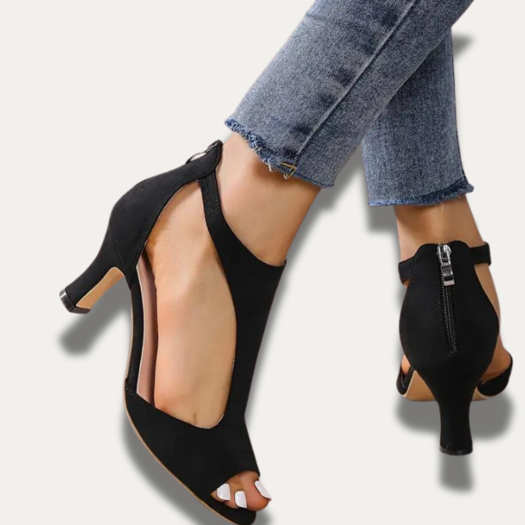 Stilfulle peep-toe hæler