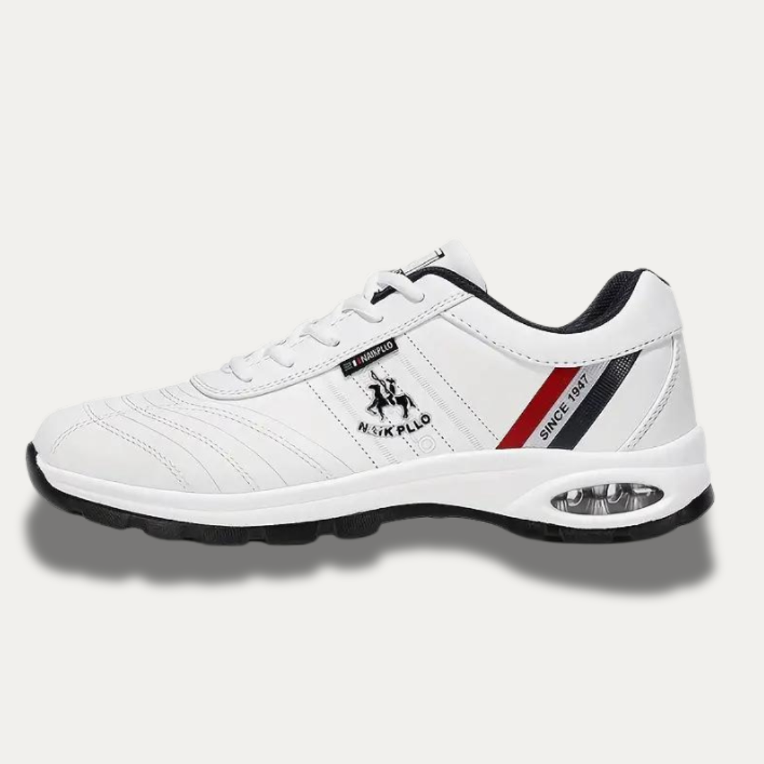 Trendy herresneakers med luftpute