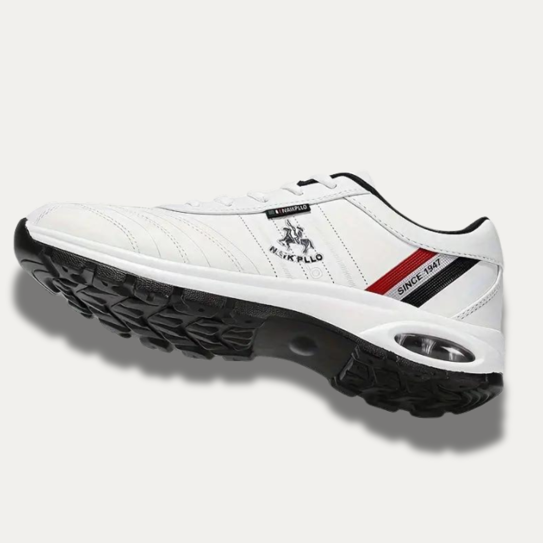 Trendy herresneakers med luftpute