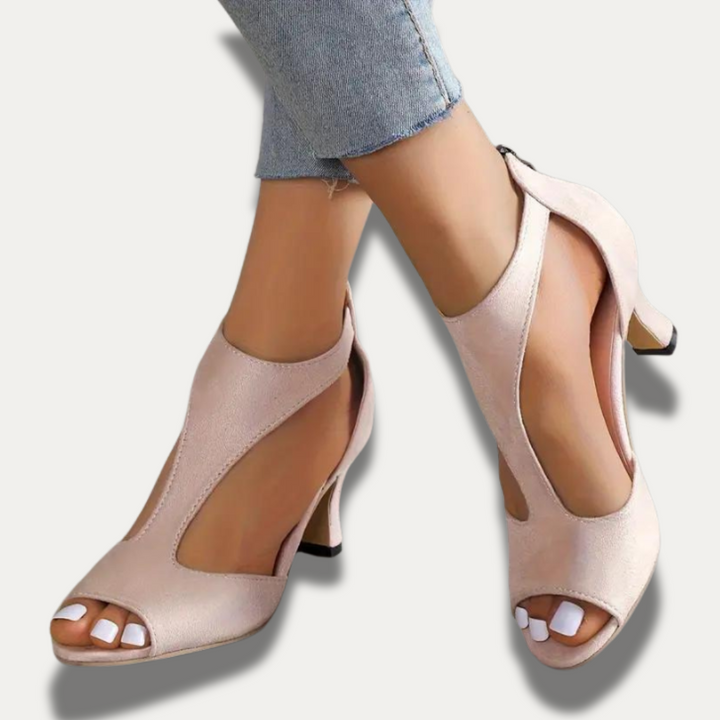 Stilfulle peep-toe hæler