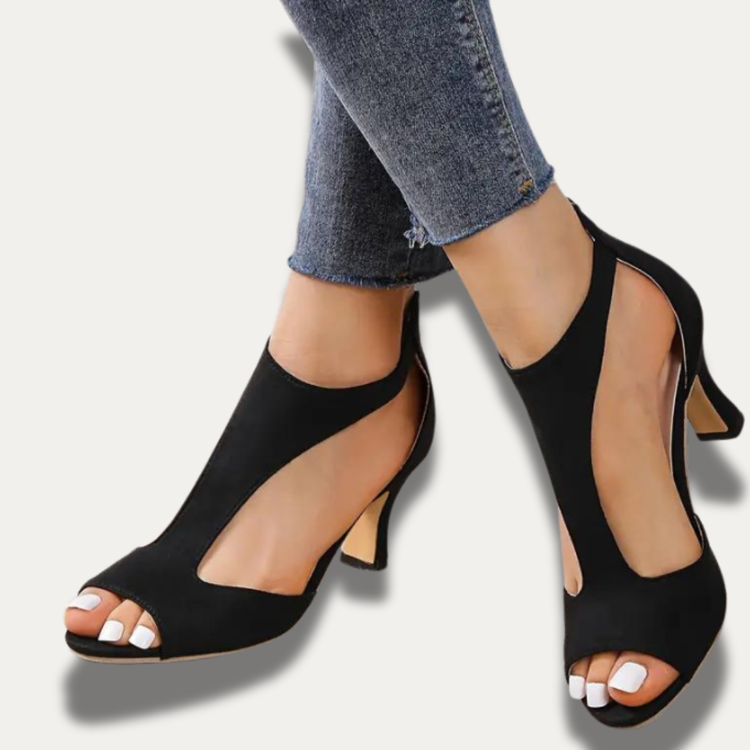 Stilfulle peep-toe hæler