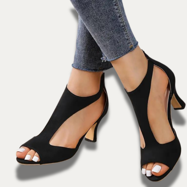 Stilfulle peep-toe hæler