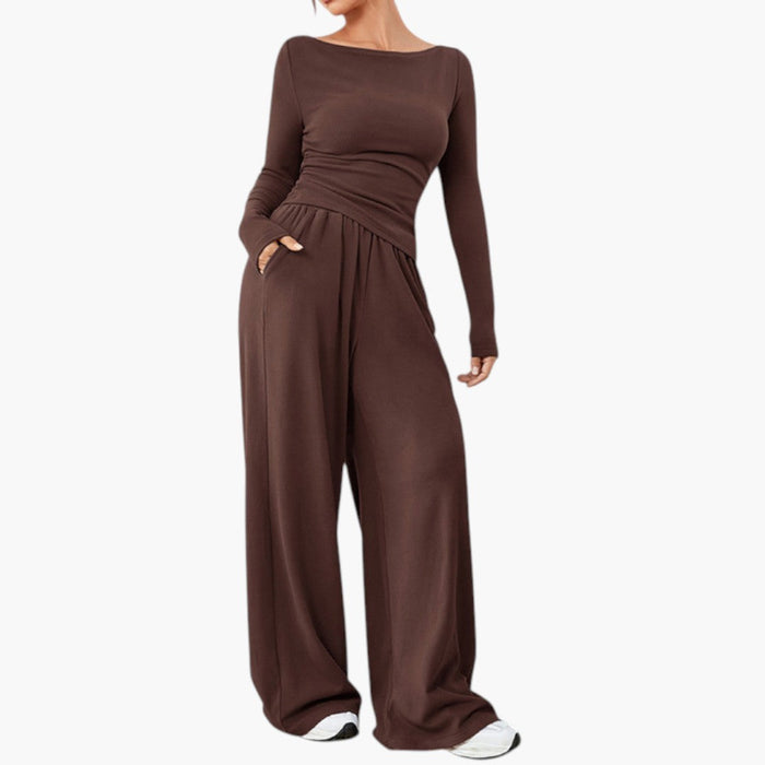 Ensemble ample pour femme avec haut à manches longues