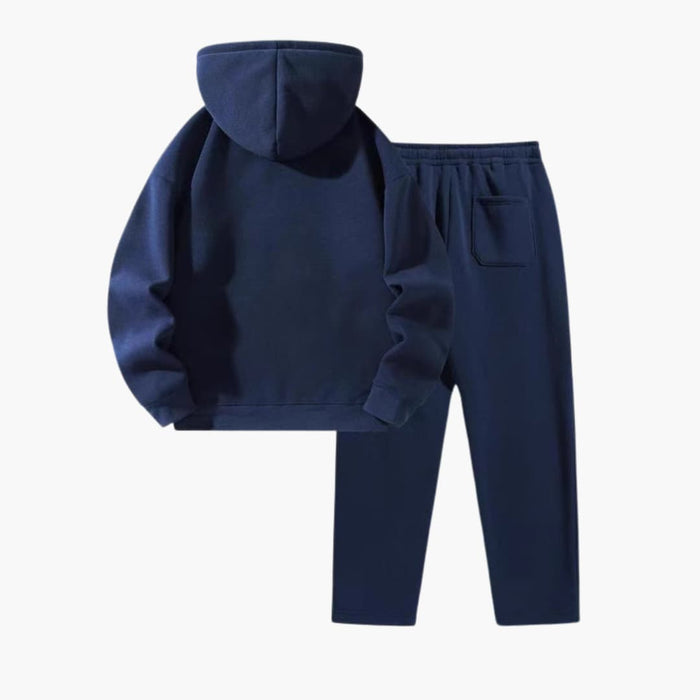 Ensemble de jogging pour femme avec sweat à capuche zippé et pantalon à cordon