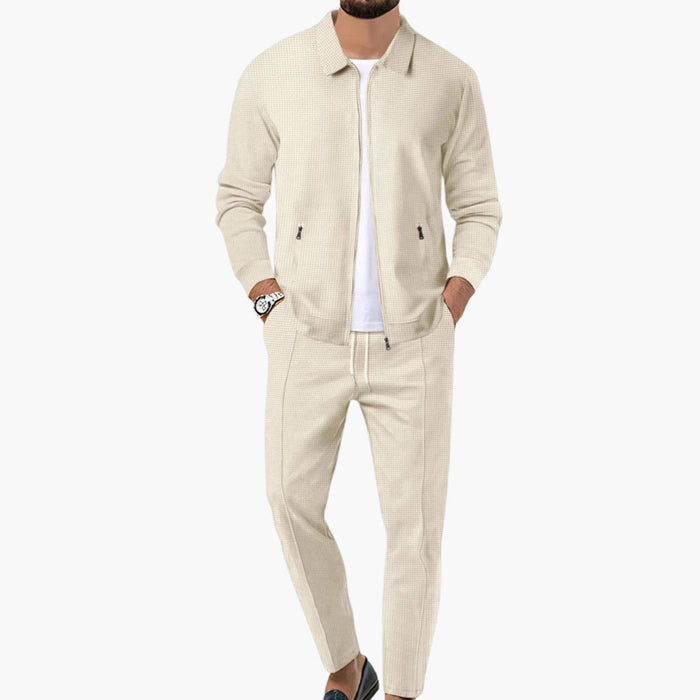 Ensemble de survêtement pour homme avec veste zippée