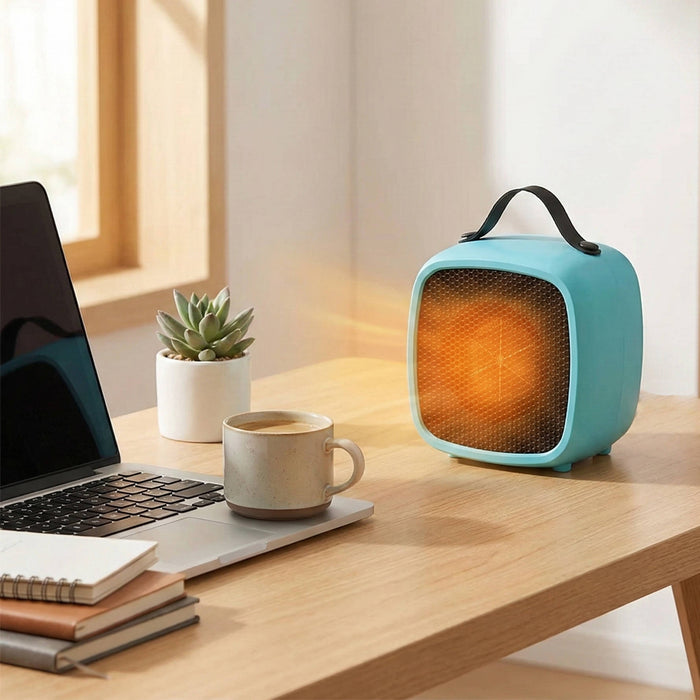 Mini calefactor de escritorio con calentamiento rápido