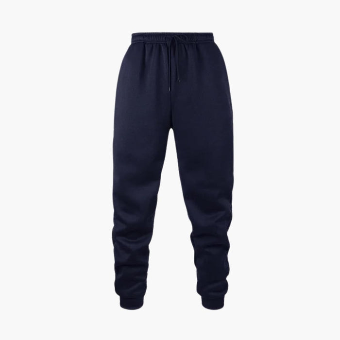 Herre joggers med elastisk talje og ribbede håndled