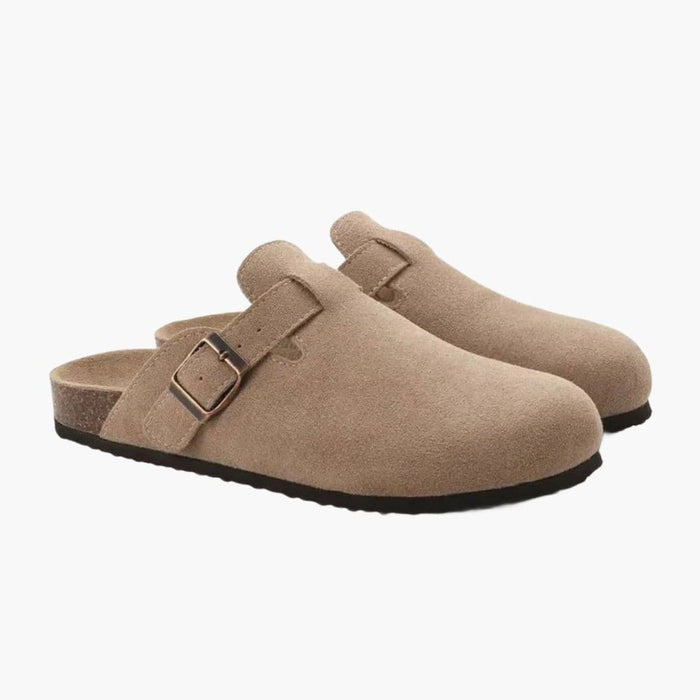 Herren-Mules mit geschlossener Spitze und verstellbarem Riemen