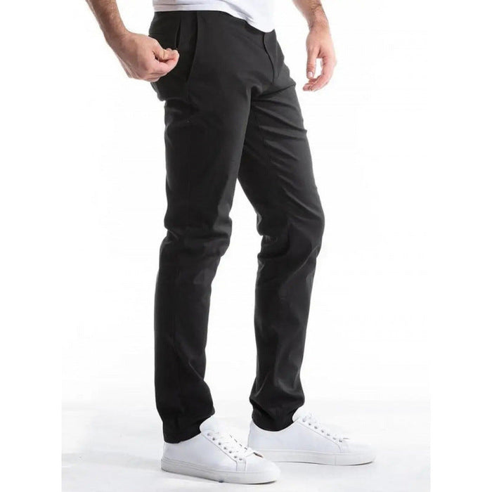 Pantaloni chino da uomo dal taglio slim con tasche laterali