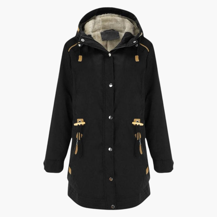 Parka femme à capuche réglable