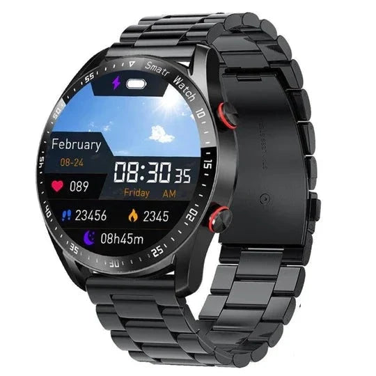 Herre Smartwatch med Bluetooth-opkald og 1,45 Tommer Skærm