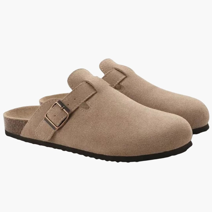Damenschuhe mit verstellbarem Riemen und geschlossener Zehenpartie
