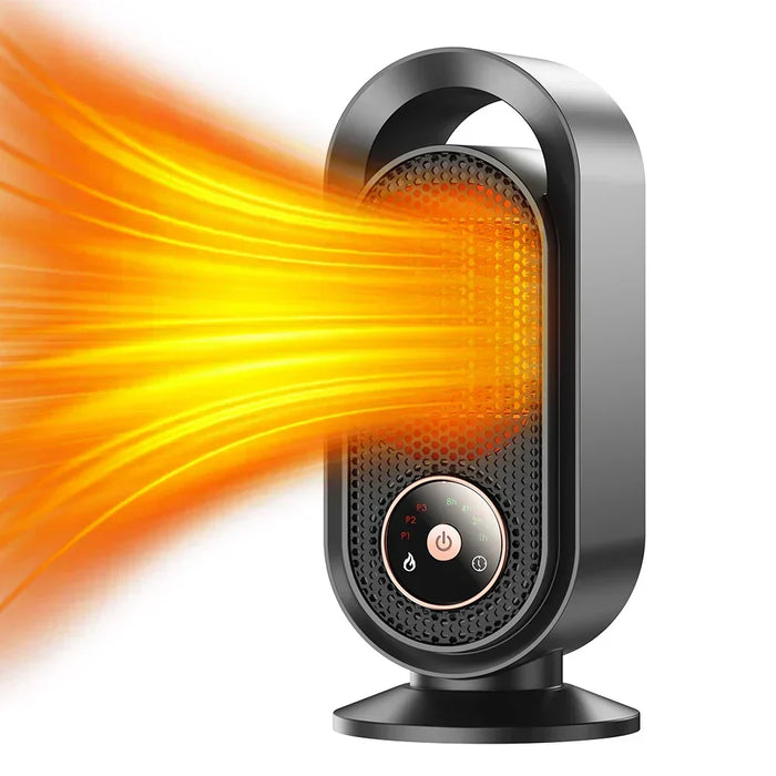 Minicalefactor WarmBreeze – ventilador calefactor portátil de 1000W para escritorio y habitación