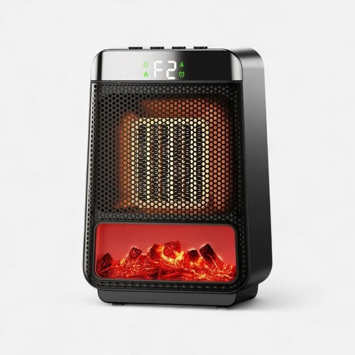 Calefactor eléctrico compacto con ventilador ajustable