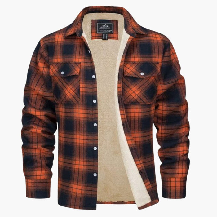 Sobrecamisa de hombre de cuadros