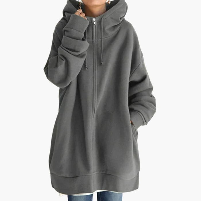 Oversize-Hoodie für Damen mit fließender Passform und modernem Design
