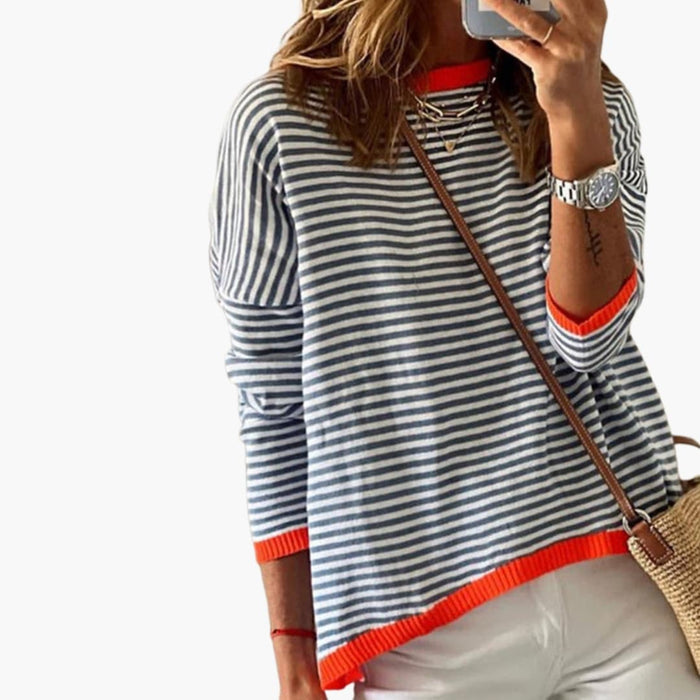 T-shirt rayé pour femme – Élégance et confort au quotidien