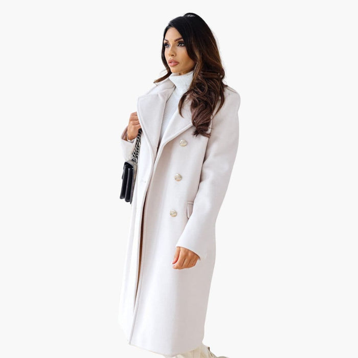 Trench da donna con colletto a revers
