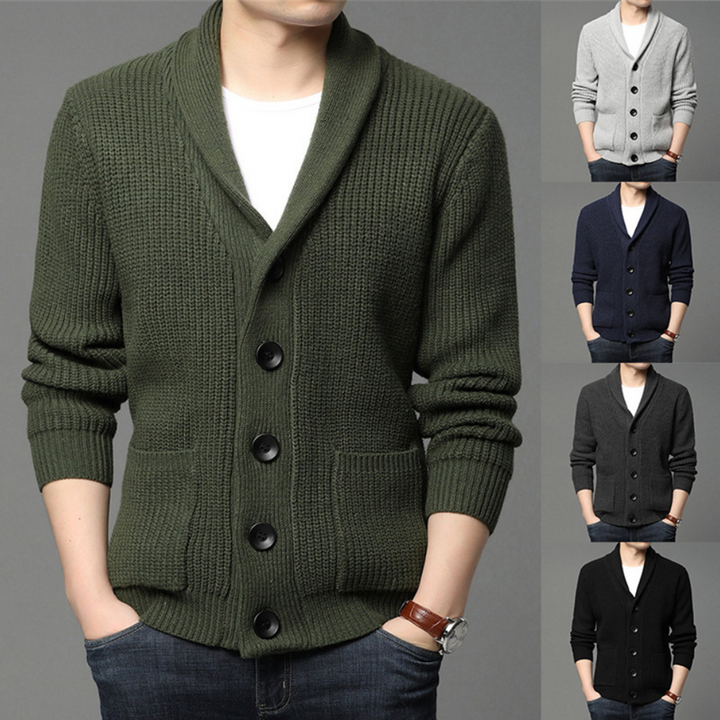 MAILLON - Cardigan menn Genser med knapper