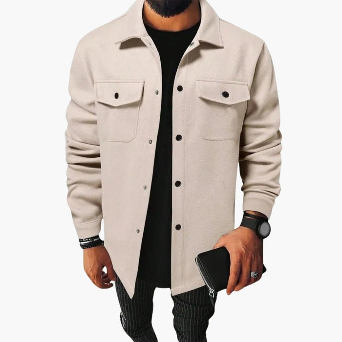 Surchemise oversize pour homme avec poches poitrine