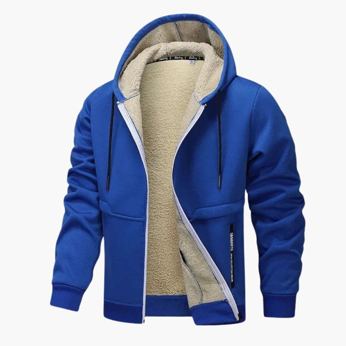 Herre hoodie med indvendig foring