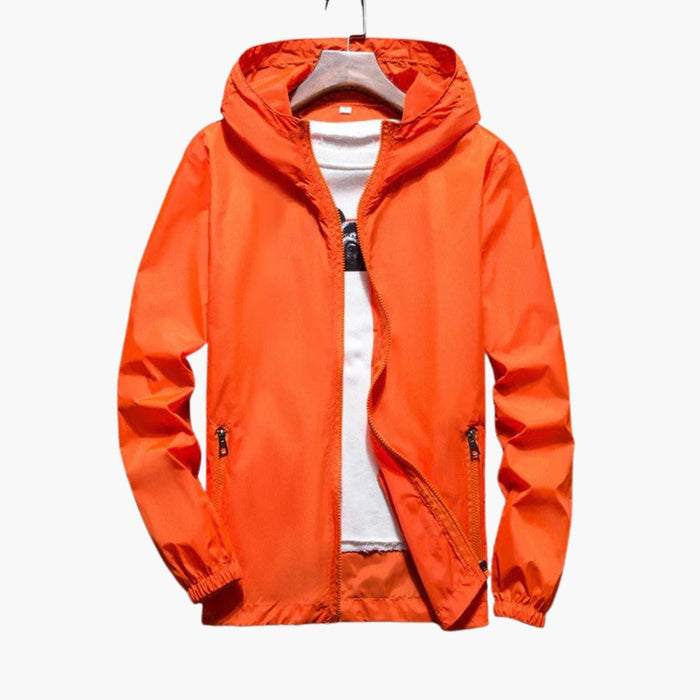 Sudadera con capucha para hombre y bolsillos con cremallera