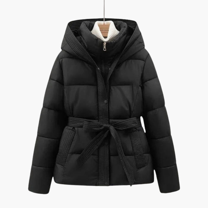 Parka chaude pour femme avec capuche réglable