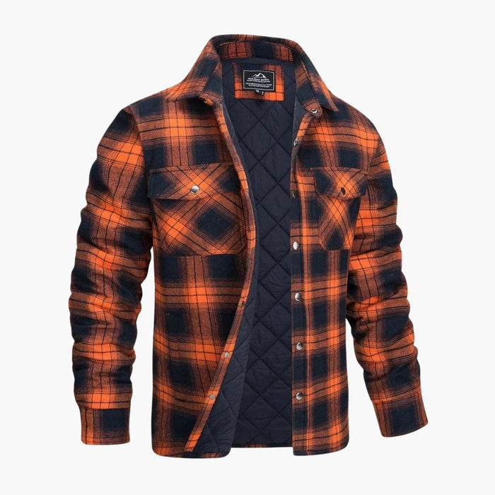 Surchemise en flanelle pour homme avec boutons