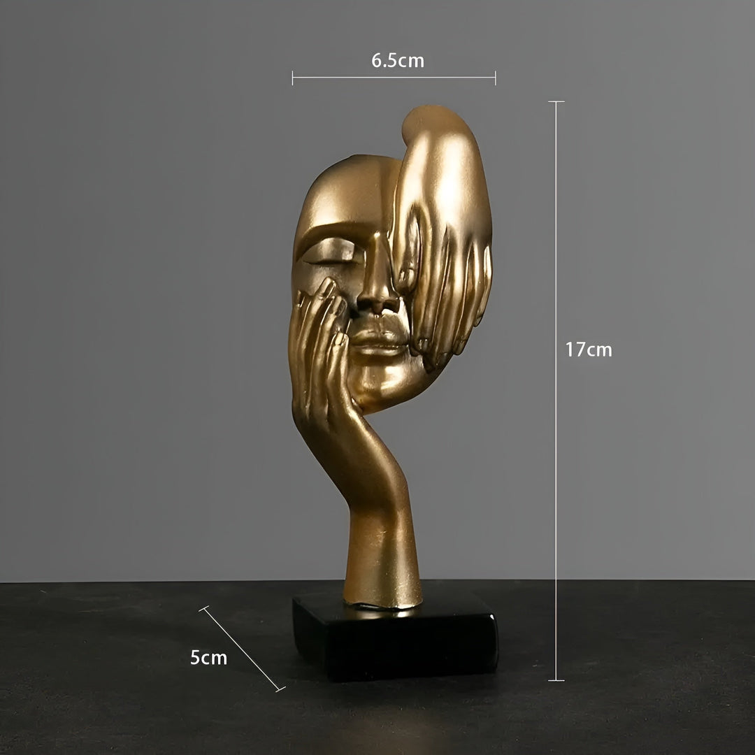 Abstrakt Tenker Skulptur for Moderne Hjem