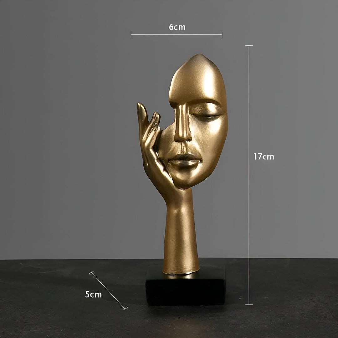 Abstrakt Tenker Skulptur for Moderne Hjem
