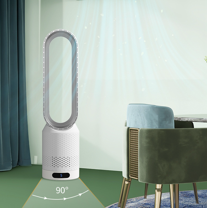 3-i-1 Luftkøler med UV-lys, Ionisator og HEPA-filter
