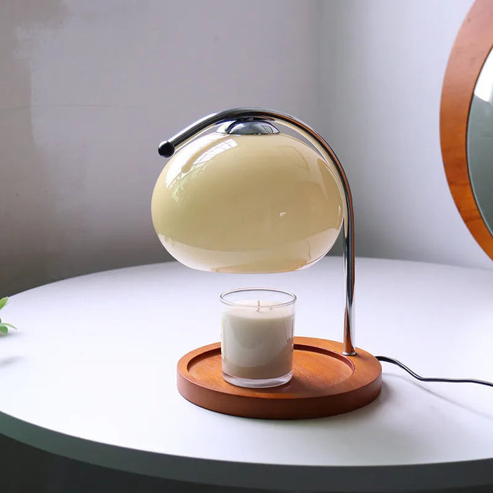 Aromalampe i Glass med Justerbar Lysstyrke for Hjemmet