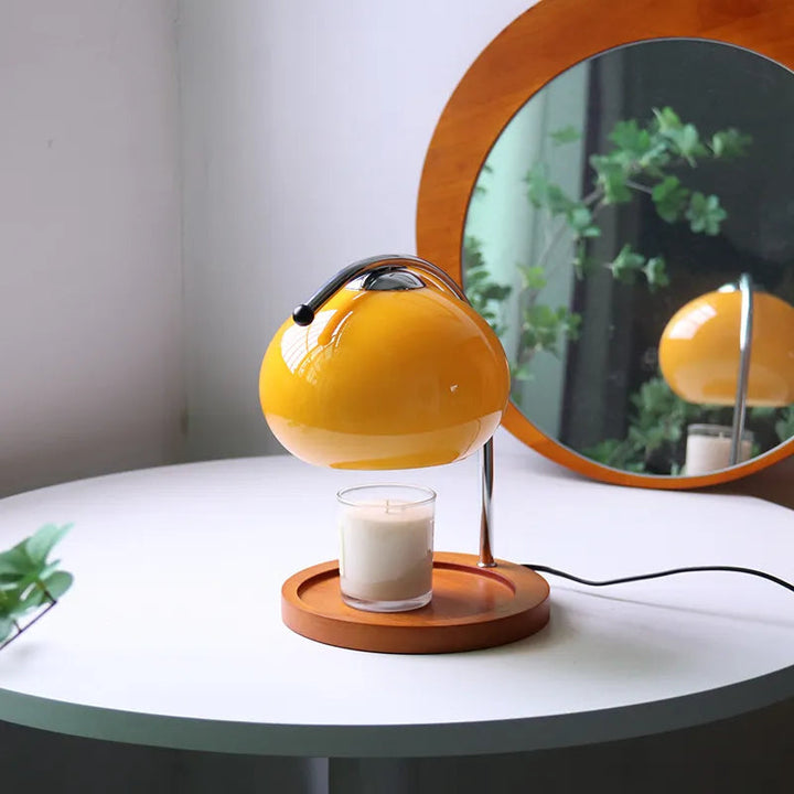 Aromalampe i Glass med Justerbar Lysstyrke for Hjemmet