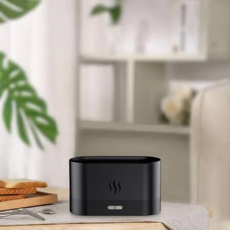 Aromaterapi Diffuser med Flammeeffekt for Hjemmet