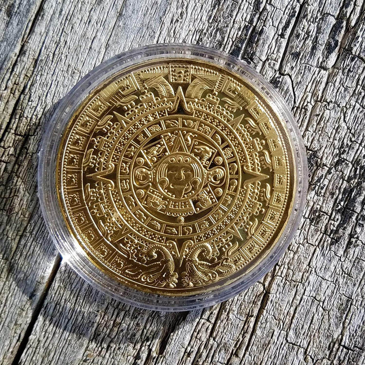 Aztekisk Kalendermedalje Dekorasjon