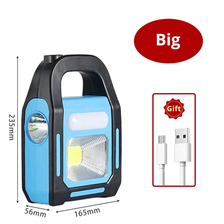 Utendørs Bærbar Campinglanterne med USB &amp; Powerbank Funksjon