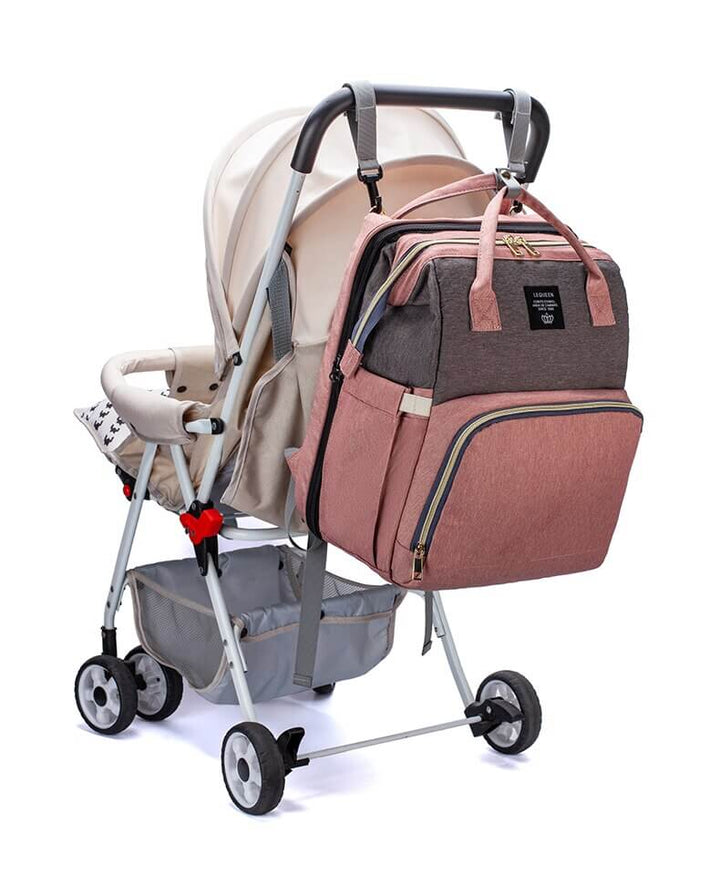 Bærbar Unisex Reiseveske for Babyer med Integrert Seng