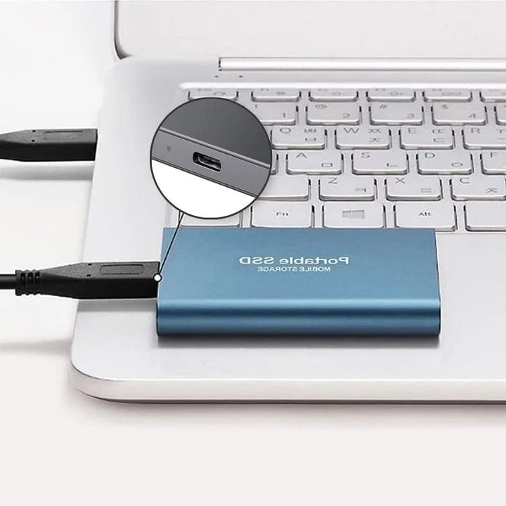 Bærbar Ekstern Solid State Disk – Rask USB 3.1 Lagring