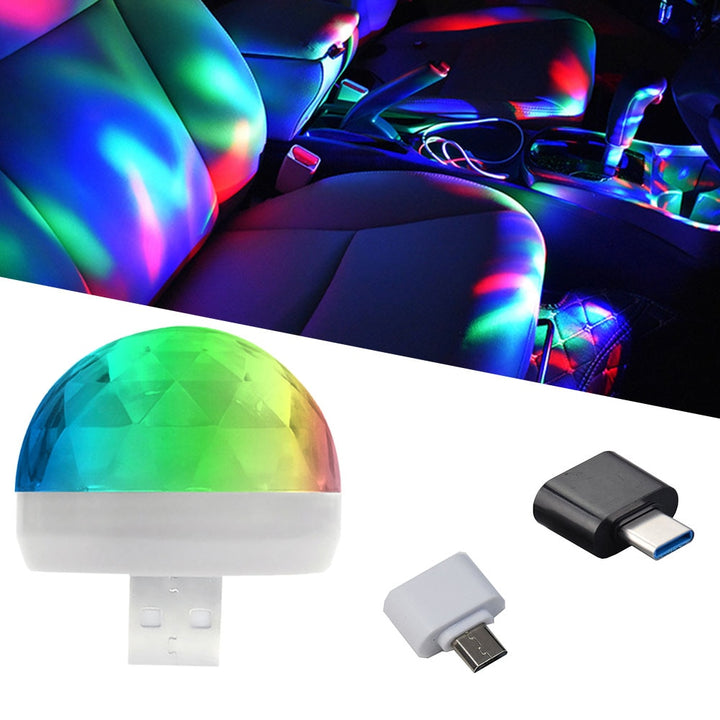 Bærbar USB Disco Lyssopp for Fest