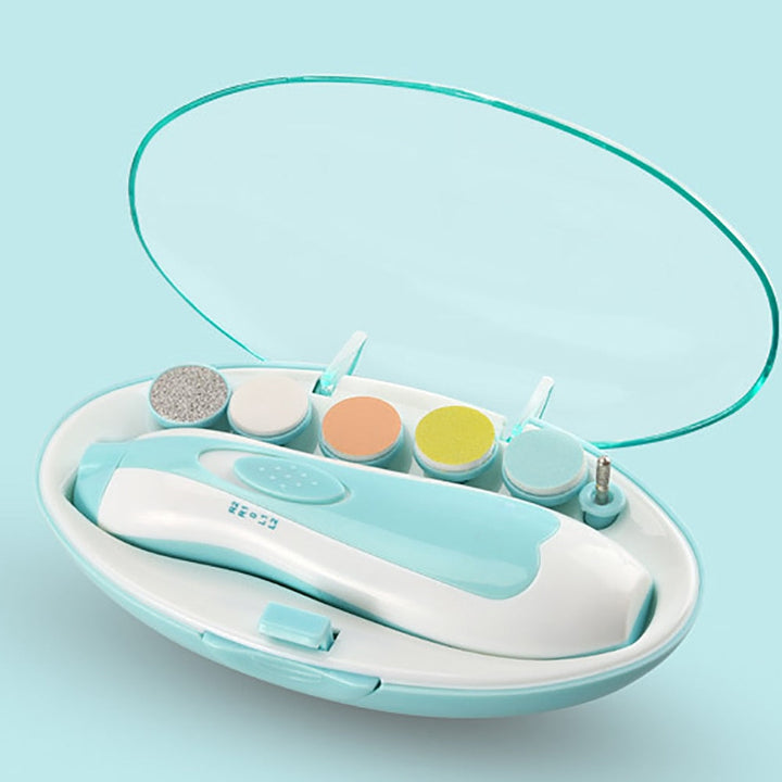 Baby Elektrisk Negletrimmer med LED-Lys