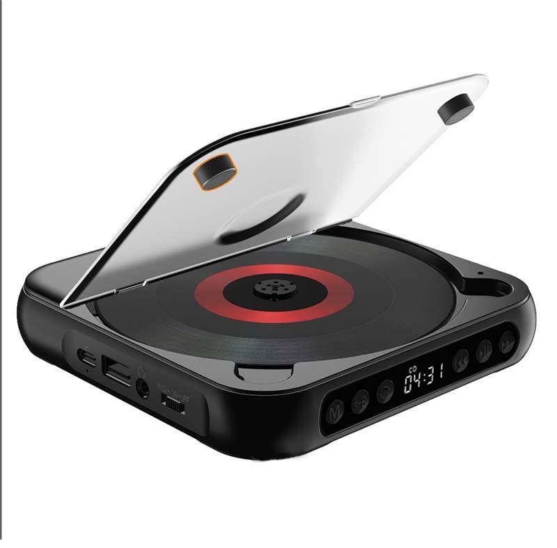 Bærbar Bluetooth CD-afspiller med Hi-Fi Lyd og USB-C Opladning