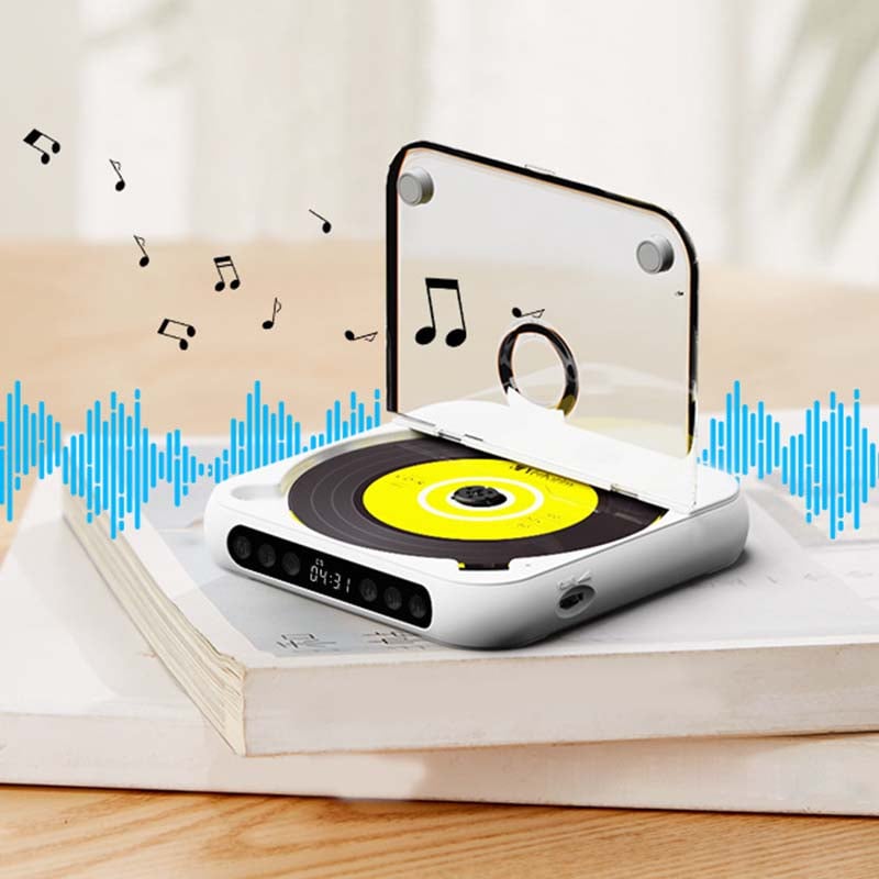 Bærbar Bluetooth CD-afspiller med Hi-Fi Lyd og USB-C Opladning